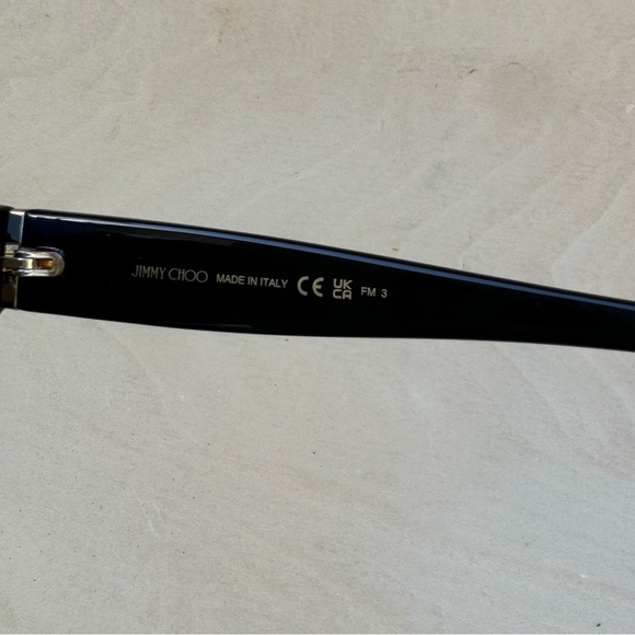 NEW Jimmy Choo Black Sunglasses - Picture 8 of 9